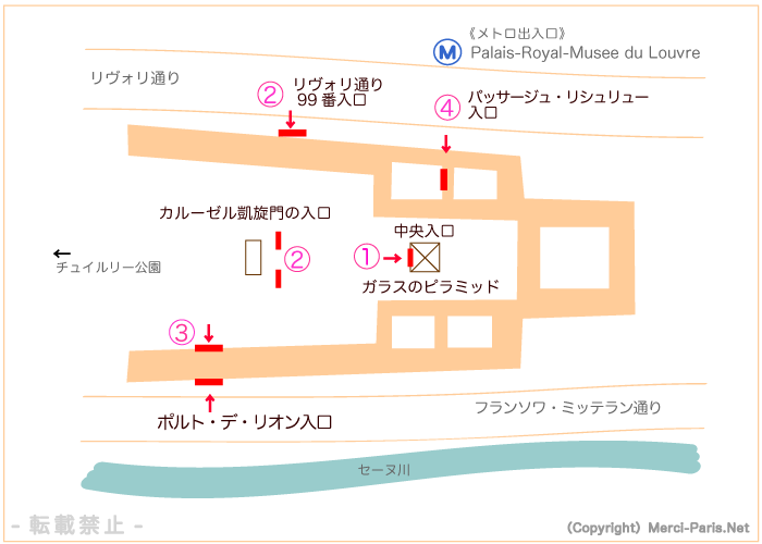 louvre-map